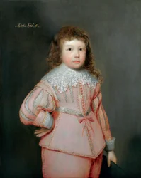 Porträt eines jungen Jungen, vermutlich Lucius Cary, 3. Viscount Falkland, ca. 1637
